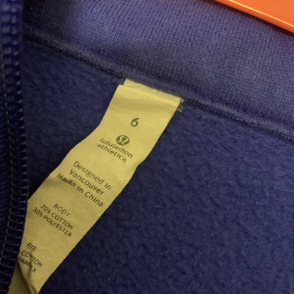 Lululemon Royal Blue Scuba Hoodie - Picture 4 of 4